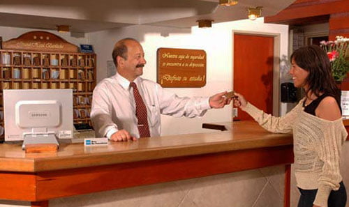 recepcionista de hotel