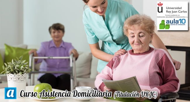 Curso Asistencia Domiciliaria (Titulación URJC)