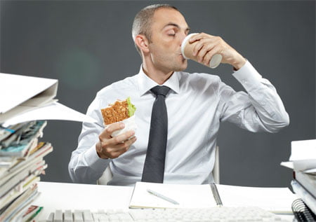 comer en el trabajo consejos